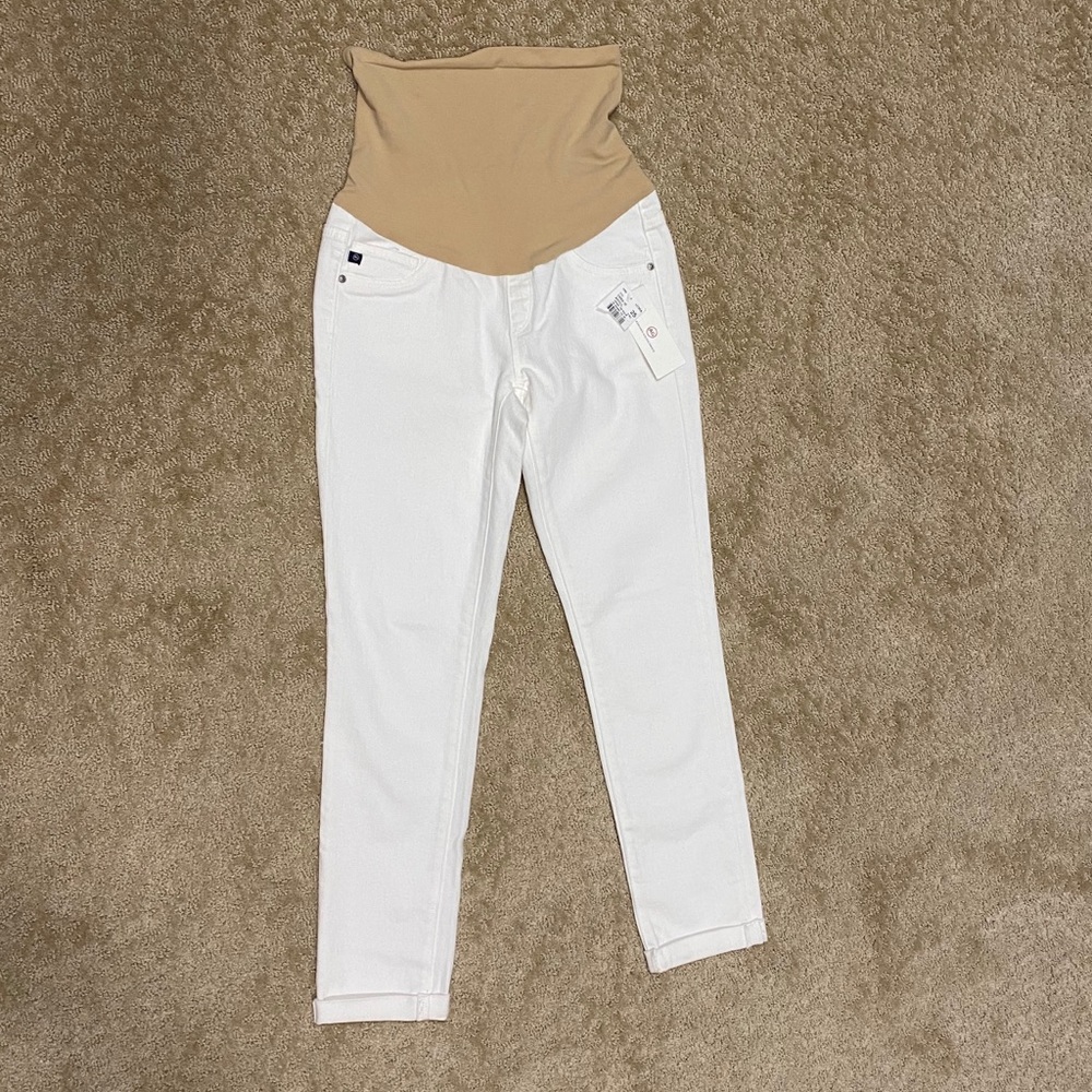 Motherhood Maternity- white skinny jeans